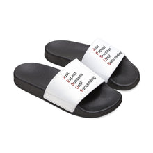 Load image into Gallery viewer, Just Expect Success Until Succeeding - Motivational Walk by Faith Men's Removable-Strap Sandals