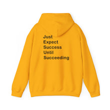 Load image into Gallery viewer, Just Expect Success Until Succeeding- Inspirational Hooded Sweatshirt
