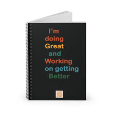Load image into Gallery viewer, Just Expect Success Until Succeeding- Spiral Notebook - Motivational Journal for Students, Dreamers, Goal-Setters, Office Use, Gift for Friends