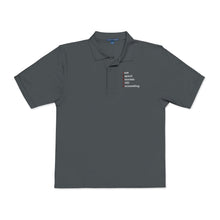 Load image into Gallery viewer, Just Expect Success Until Succeeding- Embroidered Polo Shirt - Faith & Success Design