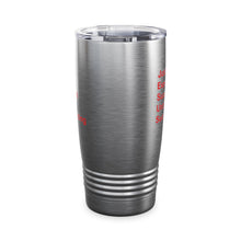 Load image into Gallery viewer, Just Expect Success Until Succeeding – RED PRINT Motivational Ringneck Tumbler, 20oz