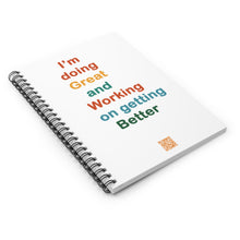 Load image into Gallery viewer, Just Expect Success Until Succeeding- Spiral Notebook - Motivational Journal for Students, Dreamers, Goal-Setters, Office Use, Gift for Friends