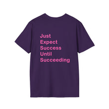 Load image into Gallery viewer, "Just Expect Success Until Succeeding" Softstyle T-Shirt - Motivational Quote