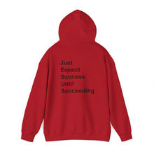 Load image into Gallery viewer, Just Expect Success Until Succeeding- Inspirational Hooded Sweatshirt