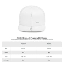 Load image into Gallery viewer, Flat Bill Snapback