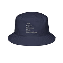 Load image into Gallery viewer, Copy of Copy of Success Embroidered Bucket Hat | Casual Summer Accessory, Gift for Graduates, Beachwear, Street Style Hat, Motivational Bucket Hat
