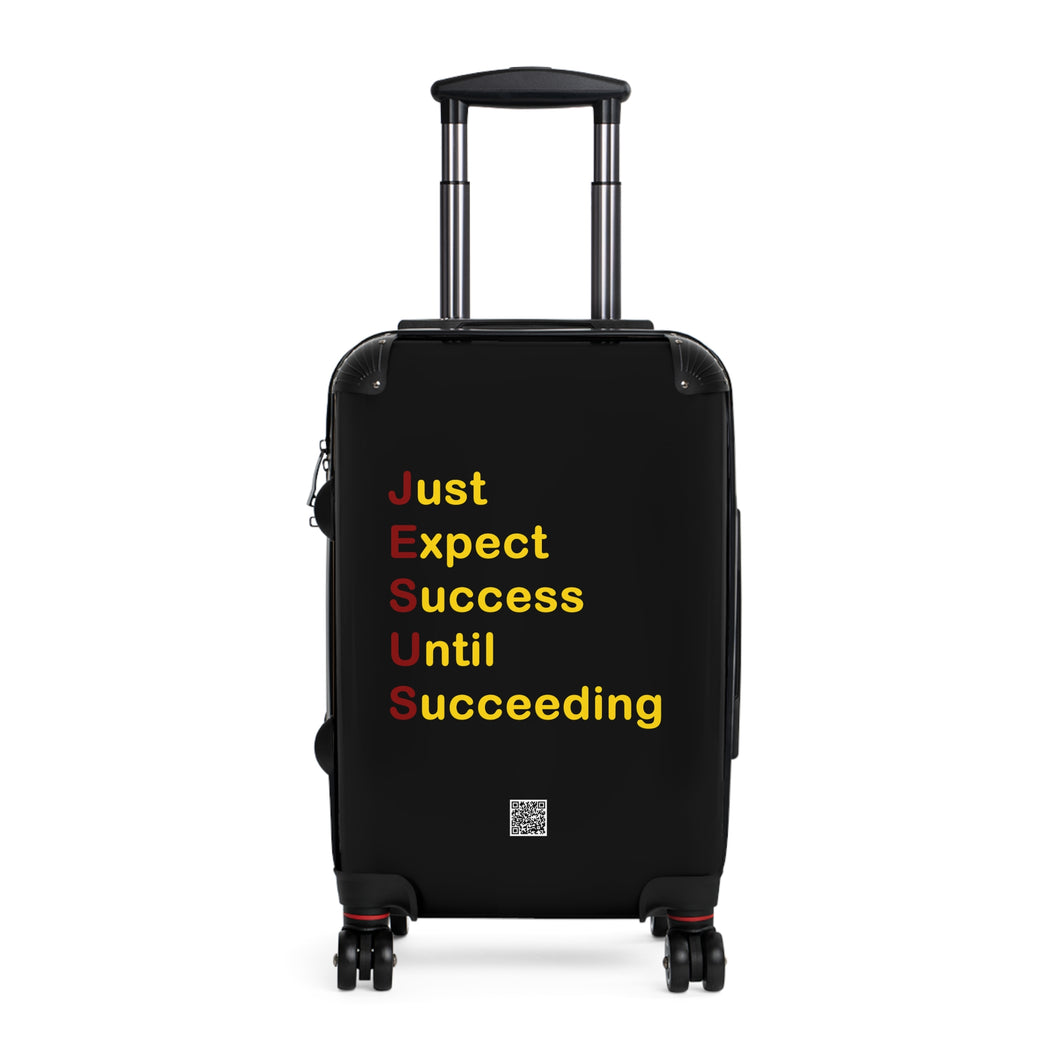 Just Expect Success Until Succeeding - Faith Motivation Carry-On Suitcase -