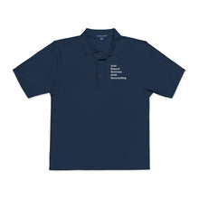 Load image into Gallery viewer, Just Expect Success Until Succeeding- Embroidered Polo Shirt - Faith &amp; Success Design
