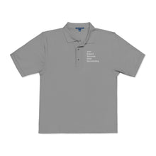 Load image into Gallery viewer, Just Expect Success Until Succeeding- Embroidered Polo Shirt - Faith &amp; Success Design
