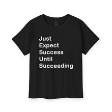 Load image into Gallery viewer, Just Expect Success Until Succeeding - Motivational Youth Ultra Cotton Tee
