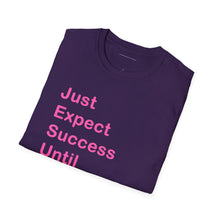 Load image into Gallery viewer, &quot;Just Expect Success Until Succeeding&quot;  Softstyle T-Shirt - Motivational Quote
