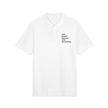 Load image into Gallery viewer, Just Expect Success Until Succeeding - Stylish Embroidered Polo, Casual Wear, Office Attire, Gift for Him/Her, Weekend Outing, Customized Shirt
