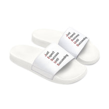 Load image into Gallery viewer, Just Expect Success Until Succeeding - Motivational Walk by Faith Men&#39;s Removable-Strap Sandals
