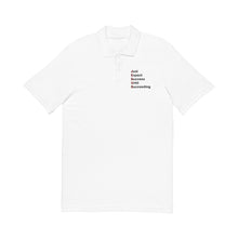 Load image into Gallery viewer, Just Expect Success Until Succeeding - Stylish Embroidered Polo, Casual Wear, Office Attire, Gift for Him/Her, Weekend Outing, Customized Shirt
