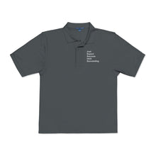 Load image into Gallery viewer, Just Expect Success Until Succeeding- Embroidered Polo Shirt - Faith &amp; Success Design
