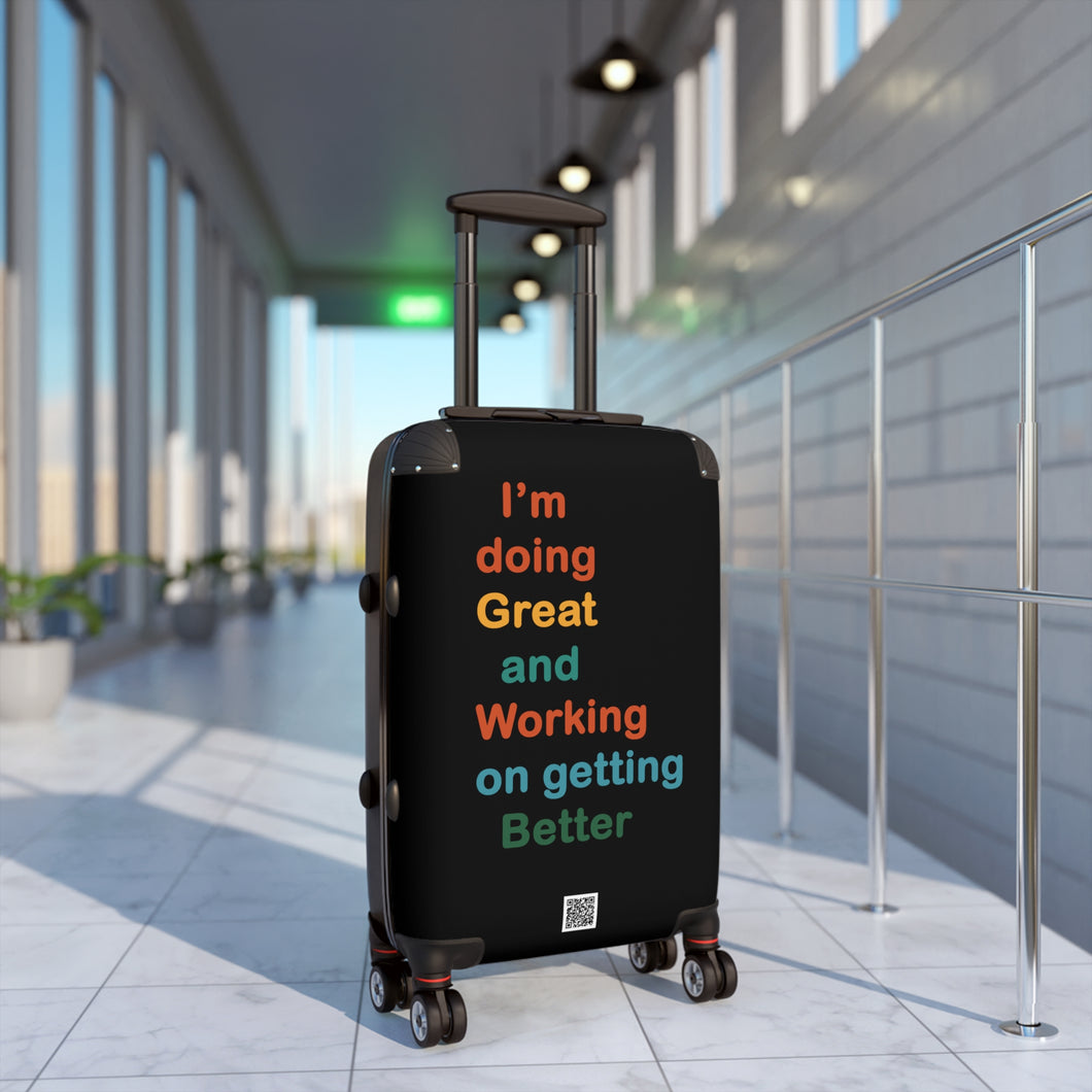 Just Expect Success Until Succeeding - Motivational Carry-On Suitcase - 