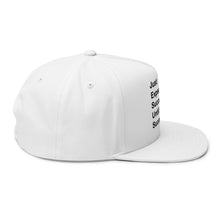 Load image into Gallery viewer, Just Expect Success Until Succeeding - Embroidered Flat Bill Cap | Motivational Hat | Adjustable Perfect for Graduations, Birthdays &amp; Celebrations
