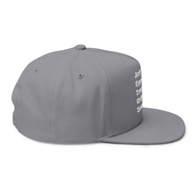 Load image into Gallery viewer, Just Expect Success Until Succeeding - Motivational Flat Bill Cap, Sports Hat, Gift for Graduates, Inspirational Gift
