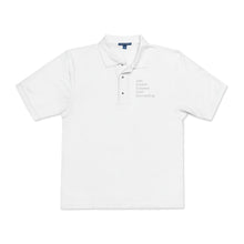 Load image into Gallery viewer, Just Expect Success Until Succeeding- Embroidered Polo Shirt - Faith &amp; Success Design
